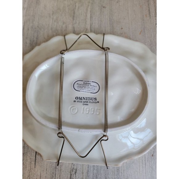 Fitz Floyd 1995 small serving plate Easter Bunny‎ Bountiful bunnies - Picture 8 of 8